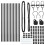 Berkfield Fence Post 13 pcs Grey Steel 5