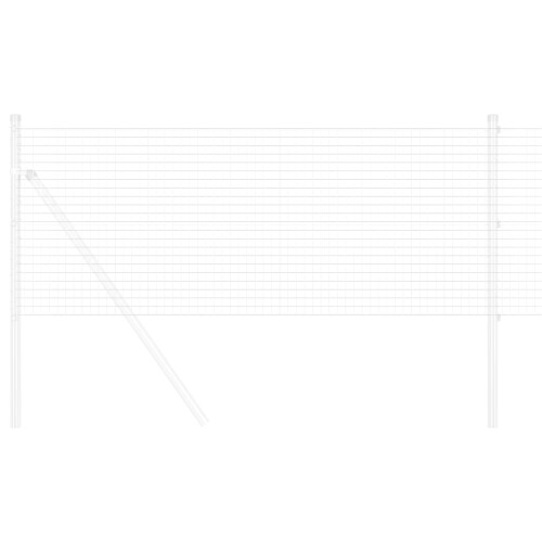 Berkfield Welded Wire Fence Silver 2