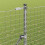 Berkfield Fence Post 7 pcs Silver Steel 3
