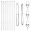 Berkfield Fence Post 7 pcs Silver Steel 4