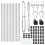 Berkfield Fence Post 13 pcs Silver Steel 5