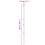 Berkfield Fence Post 7 pcs Silver Steel 9