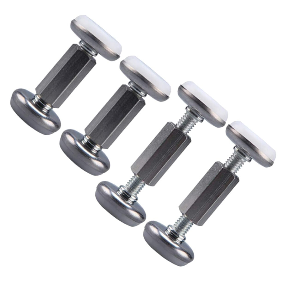 4Pcs Adjustable Bed Wall Stabilizer With Antislip Noise Reduction Support, Durable Stainless Build For Headboard, Sofa And Table 9351714836838
