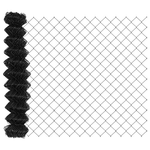 Berkfield Chain Link Fence Grey 1