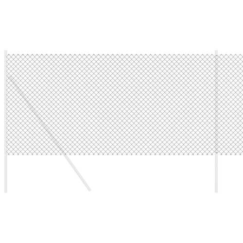 Berkfield Chain Link Fence Grey 2