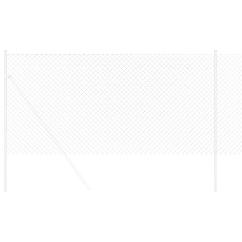 Berkfield Chain Link Fence Silver 2