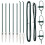Berkfield Fence Post 7 pcs Green Steel 2