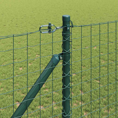 Berkfield Fence Post 7 pcs Green Steel 2