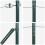 Berkfield Fence Post 7 pcs Green Steel 6