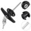 Universal Garage Door Emergency Release Lock Kit 3 Set, Heavy‑Duty T‑Handle with Keyed Security Access 2