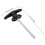 Universal Garage Door Emergency Release Lock Kit 3 Set, Heavy‑Duty T‑Handle with Keyed Security Access 3