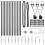 Berkfield Fence Post 13 pcs Grey Steel 5