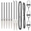 Berkfield Fence Post 7 pcs Grey Steel 4