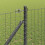 Berkfield Fence Post 7 pcs Grey Steel 3