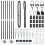 Berkfield Fence Post 7 pcs Grey Steel 5