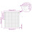 Berkfield Venetian Blind Light Brown with Pattern 150 x 140 cm PVC 10