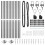 Berkfield Fence Post 13 pcs Grey Steel 5