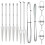 Berkfield Fence Post 7 pcs Silver Steel 5