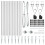 Berkfield Fence Post 13 pcs Silver Steel 6
