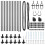 Berkfield Fence Post 13 pcs Grey Steel 5