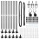 Berkfield Fence Post 13 pcs Grey Steel 6