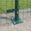 Berkfield Fence Post 7 pcs Green Steel 3