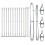 Berkfield Fence Post 13 pcs Silver Steel 2