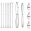 Berkfield Fence Post 7 pcs Silver Steel 2