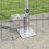 Berkfield Fence Post 7 pcs Silver Steel 3
