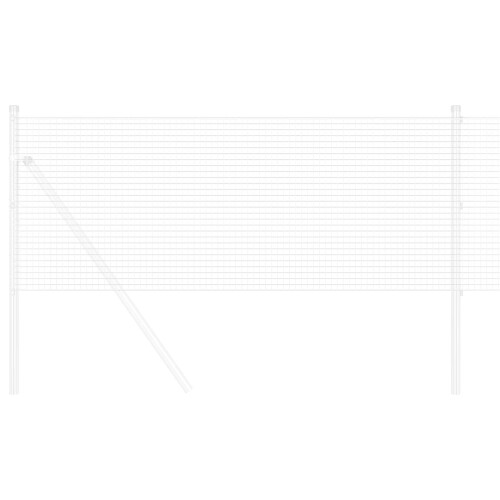 Berkfield Welded Wire Fence Silver 2