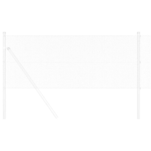 Berkfield Hexagon Fence Silver 0.6 x 10 m Galvanised steel 2