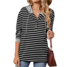 Womens Fashion Tops Hoodies for Women Pullover Oversized Sweatshirts Long SLeeve Shirts Loose Fit Black M