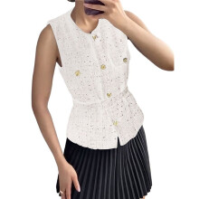 Women'S 2025 Summer Tank Tops Y2K Long Sleeveless Fashion Fully Lined Elegant Casual White M