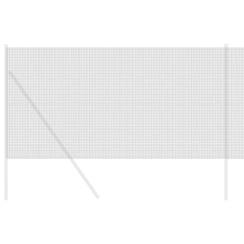 Berkfield Welded Wire Fence Grey 2