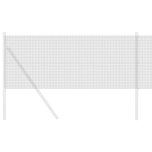Berkfield Welded Wire Fence Grey 2
