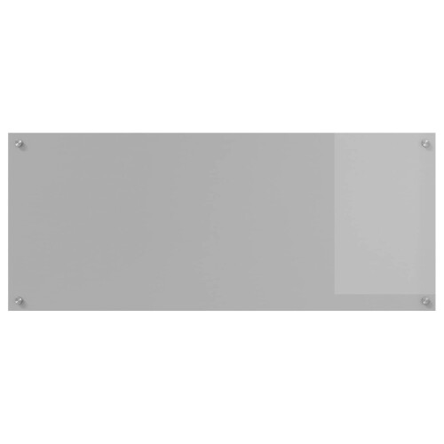 Berkfield Kitchen Backsplash Light Grey 120 x 50 cm Tempered Glass 1