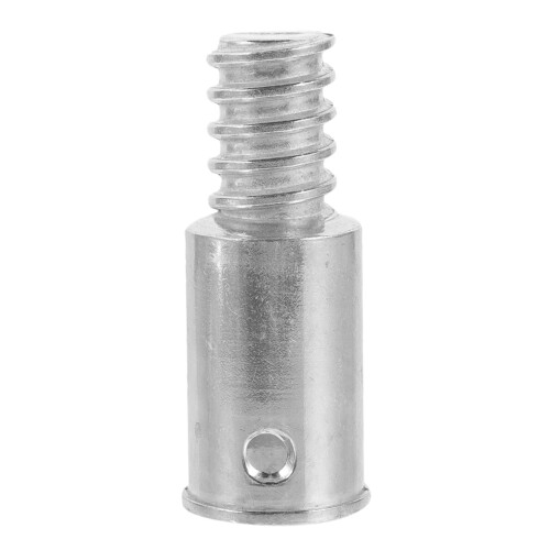 Aluminum Alloy 19mm Broom Handle Threaded Tip Adapter Replacement, Secure Fit for Home Cleaning