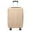 Berkfield Suitcase Folding Champagne 43 x 27 x 66 cm ABS Plastic 2