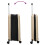 Berkfield Suitcase Folding Champagne 43 x 27 x 66 cm ABS Plastic 11