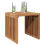 Berkfield Garden Side Table Brown 45 x 42.5 x 45 cm Solid Teak Wood 3