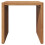 Berkfield Garden Side Table Brown 45 x 42.5 x 45 cm Solid Teak Wood 5