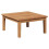 Berkfield Garden Bench and Table Set 2 pcs Cream and Brown 6