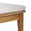Berkfield Garden Bench and Table Set 2 pcs Cream and Brown 11