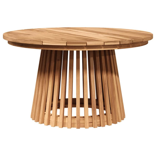 Berkfield Side Table Brown 70 x 70 x 40 cm Solid Teak Wood 1