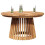 Berkfield Side Table Brown 70 x 70 x 40 cm Solid Teak Wood 3