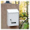 Rust Proof Wall Mounted Mailbox 22x6.5x30CM Black Weather Resistant Secure Post Box for Home 4