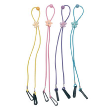 Adjustable Kids Face Mask Lanyard 4 Pack Multicolor Neck Strap with Ear Saver for School and Outdoor