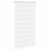 Berkfield Zebra Blind White 85x150 cm Fabric Width 80.9 cm Polyester 3