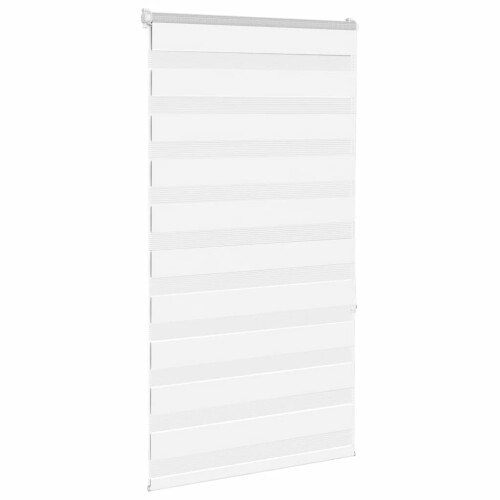 Berkfield Zebra Blind White 85x150 cm Fabric Width 80.9 cm Polyester 2