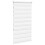 Berkfield Zebra Blind White 85x150 cm Fabric Width 80.9 cm Polyester 4